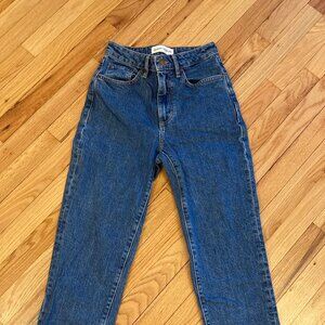 Aritzia Denim Forum Rowan Curve fit ankle jean sz 25